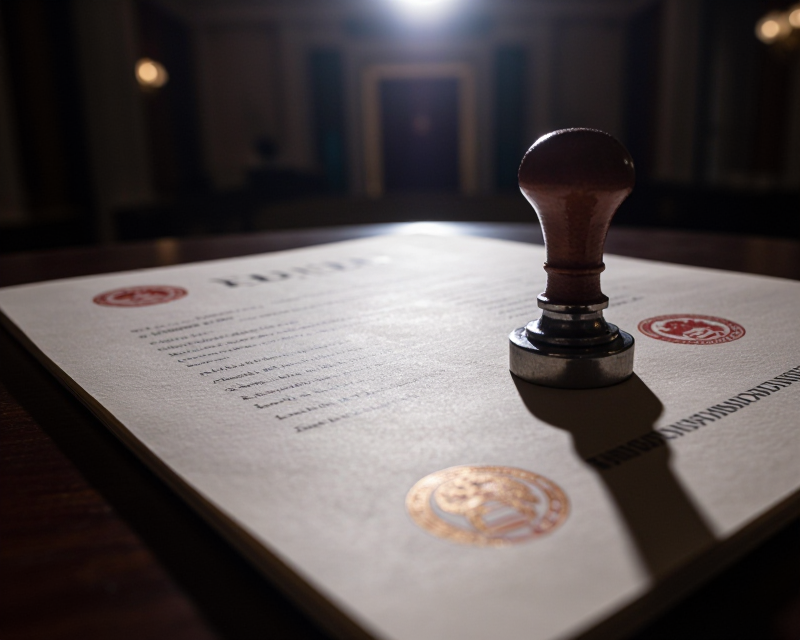 Diplomatic Agreement Symbolism
