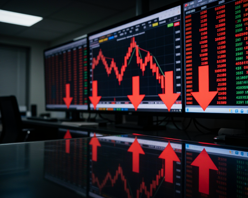 Financial Market Crash Atmosphere