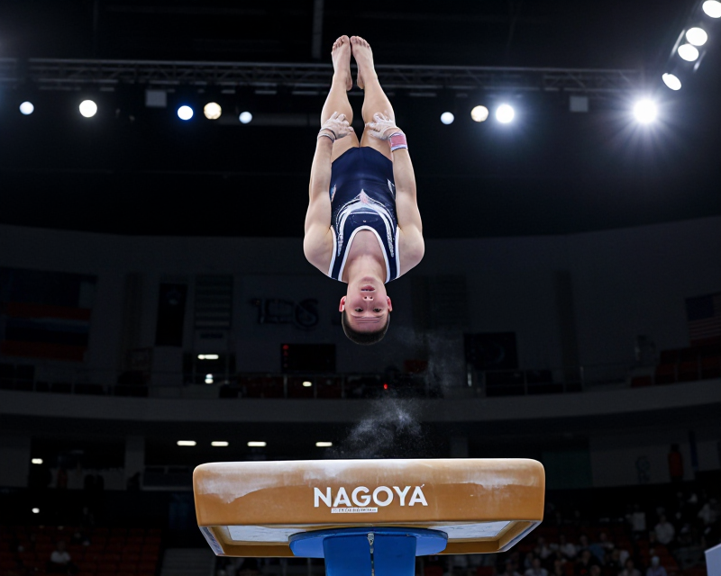 Gymnastics Vault Focus