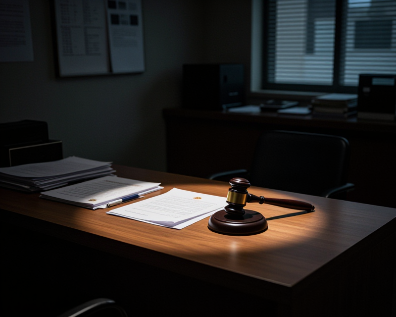 Empty Official Desk