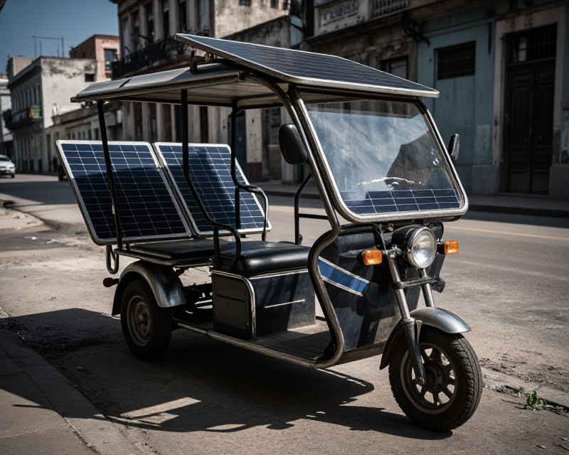 Electric Tricycle in Havana